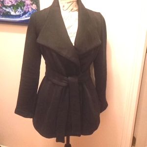 BLACK TWENTY ONE BLAZER WITH BELT gently  pre-loved exc. Condition